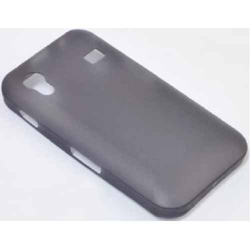 SILICONE CASE SAMSUNG S5830 GALAXY ACE BLACK TRASPARENTE