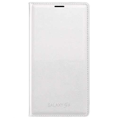 FLIP WALLET SAMSUNG SM-G900F GALAXY S5 WHITE