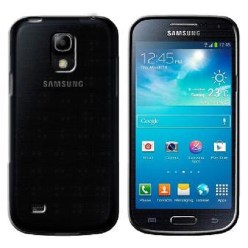 SILICONE CASE SAMSUNG G800 GALAXY S5 MINI NERO TRASPARENTE