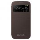 S VIEW COVER SAMSUNG GT-I9505 GALAXY S4 BROWN