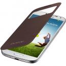 S VIEW COVER SAMSUNG GT-I9505 GALAXY S4 BROWN