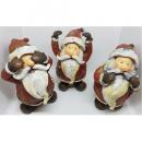 I TRE BABBI NATALE SAGGI - STATUETTE IN CERAMICA