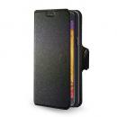 CUSTODIA ECO PELLE SAMSUNG SM-N750 GALAXY NOTE 3 NEO BLACK CHIUSURA A LIBRO