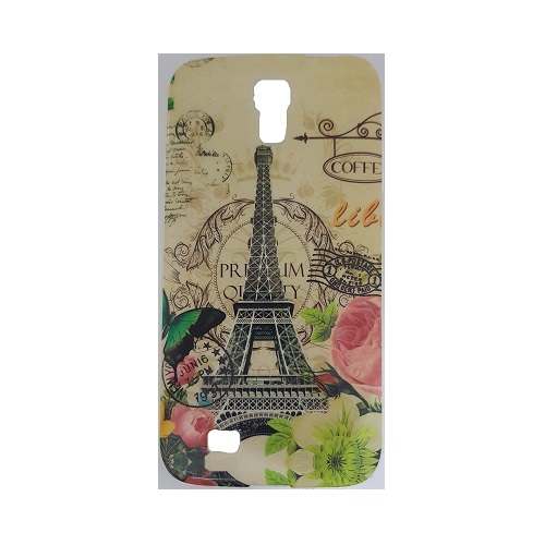 SILICONE CASE SAMSUNG I9505 GALAXY S4 TORRE EIFFEL FLOWERS