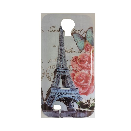 SILICONE CASE SAMSUNG I9505 GALAXY S4 TORRE EIFFEL NATURE