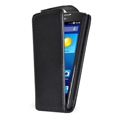 CUSTODIA ECO PELLE HUAWEI Y520 BLACK